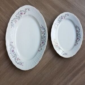 VINTAGE Set of 5 Server Platters